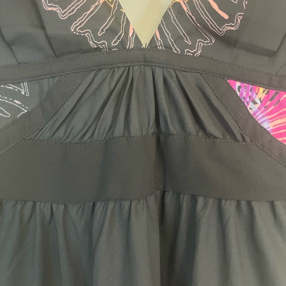 Free People New Romantics Dark Moody Whimsigoth Fujiyama Mama Maxi Dress size 12 - Picture 3 of 7